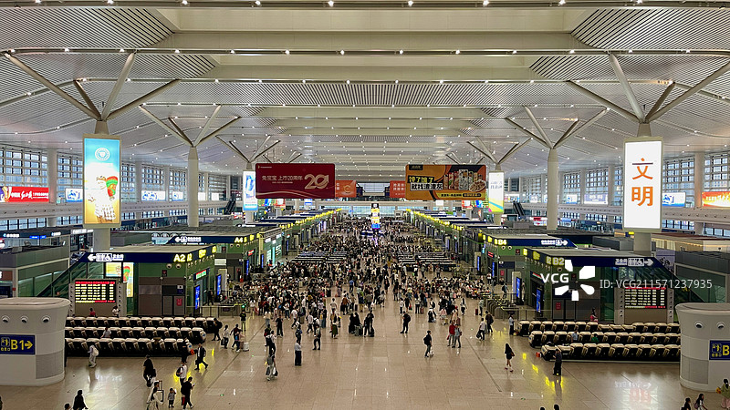 南昌西站候车室图片素材