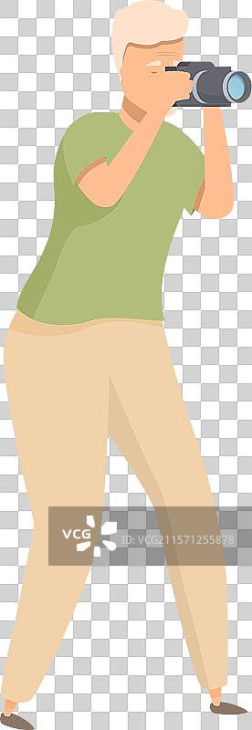 专业摄影师正在拍照图片素材