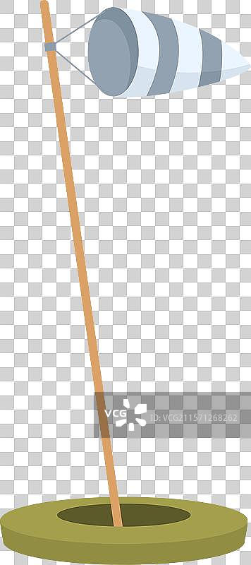 机场上的风向标指示风向图片素材