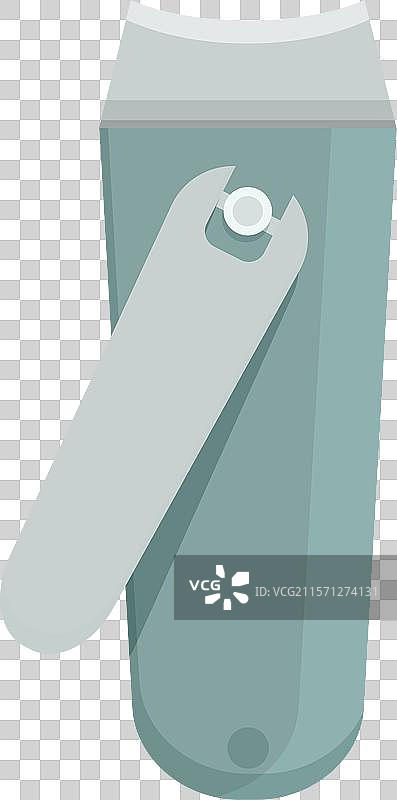 金属指甲剪用于修剪指甲和图片素材