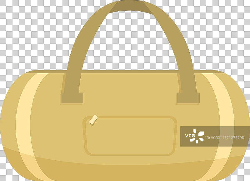 横放的大黄色旅行包图片素材