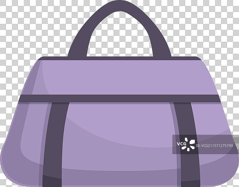 紫色运动包展示健身生活方式图片素材