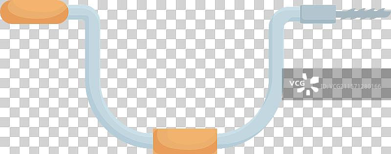 木柄手动钻用于木工工作图片素材