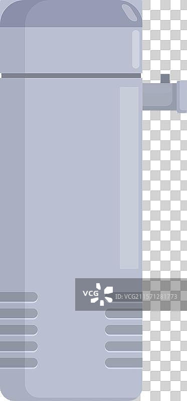 灰色热水器为家庭提供热水图片素材