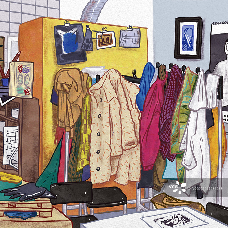 教室一角图片素材