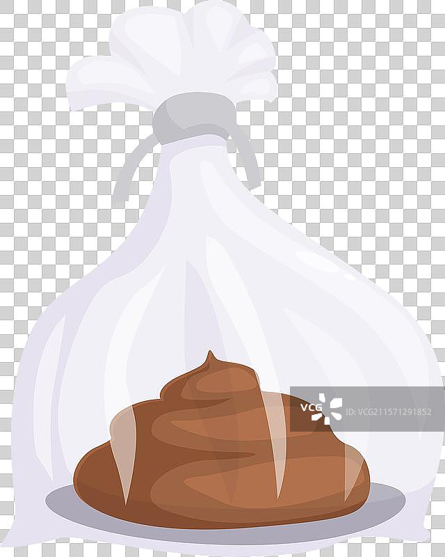 狗主人手中拿着装有狗粪的塑料袋图片素材