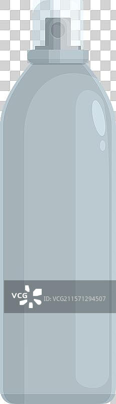 带塑料盖的喷雾瓶图片素材