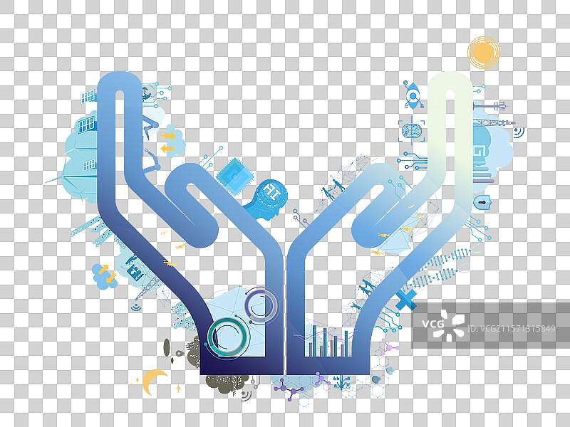 技术社区，两个手握在一起图片素材