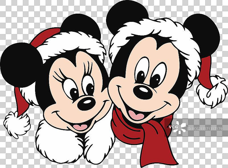 米老鼠圣诞节SVG 冬季SVG 假日图片素材