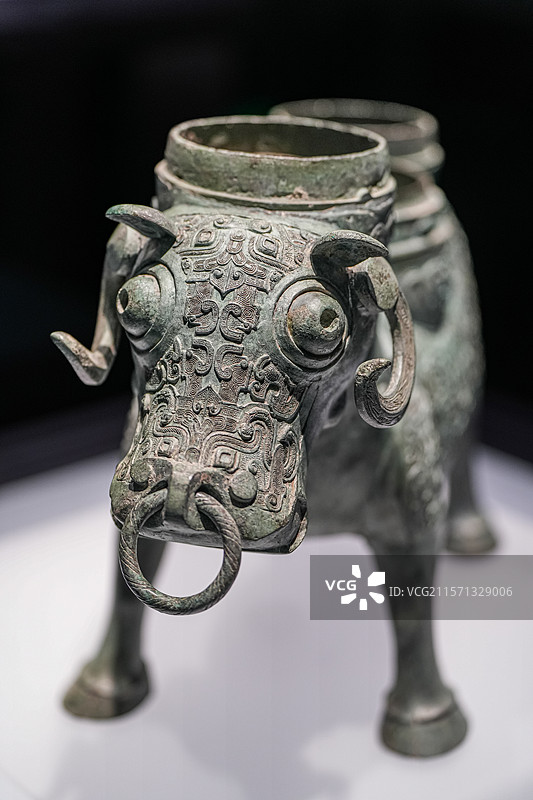 春秋 浑源牺尊 1923年山西浑源县李峪村出土 上海博物馆图片素材