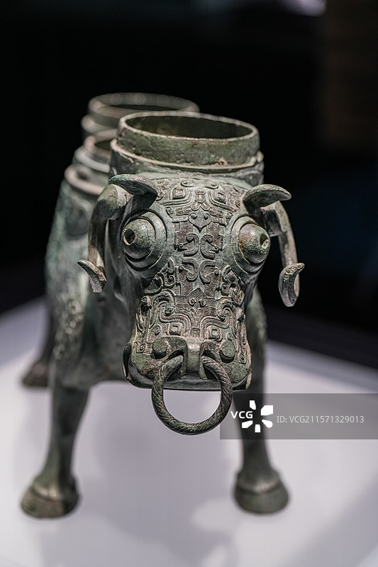 春秋 浑源牺尊 1923年山西浑源县李峪村出土 上海博物馆图片素材