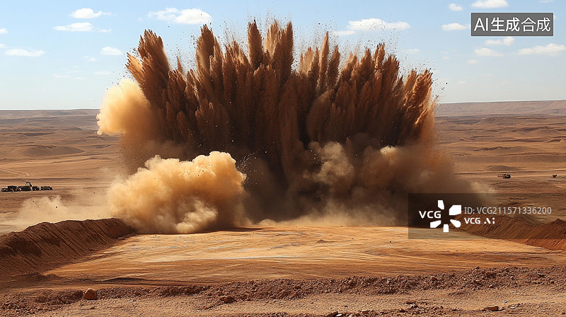 【AI数字艺术】稀土矿产资源开采图片素材