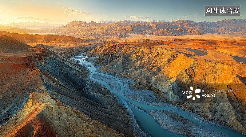 【AI数字艺术】稀土矿产资源开采图片素材