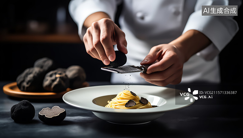 【AI数字艺术】珍稀食材黑松露图片素材