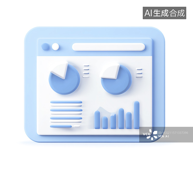 【AI数字艺术】现代网页数据可视化界面图片素材