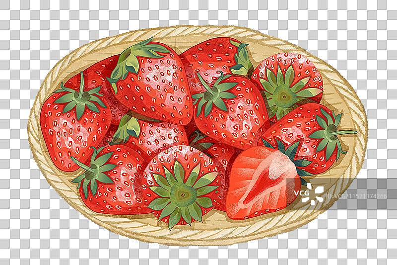 水果草莓元素图片素材