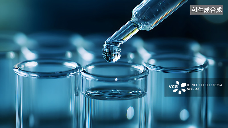 【AI数字艺术】医疗试管实验图片素材