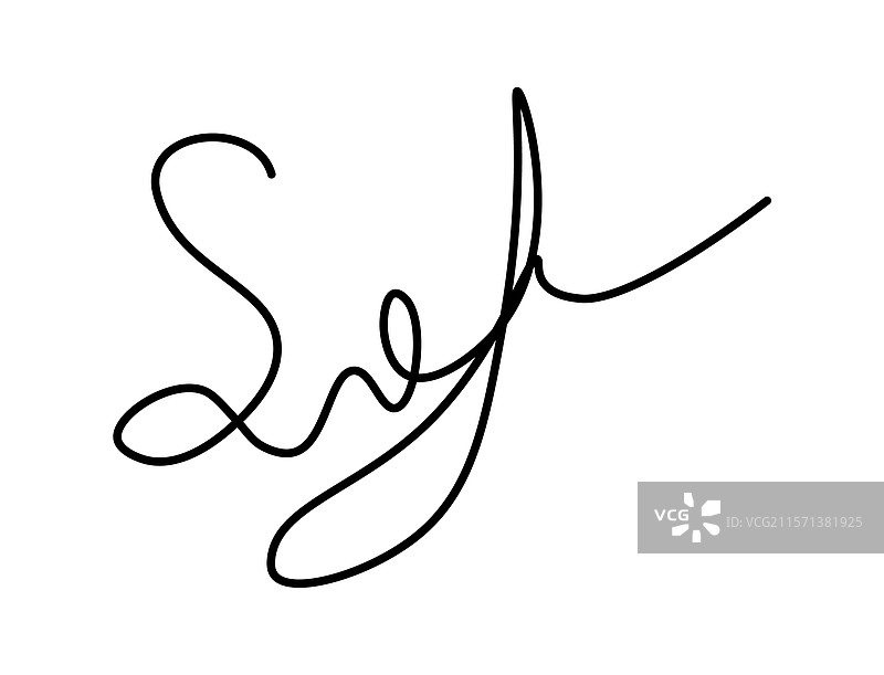 手写文件的假手动签名图片素材