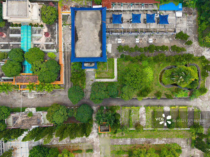 广东省珠海市，废弃殡仪馆！图片素材