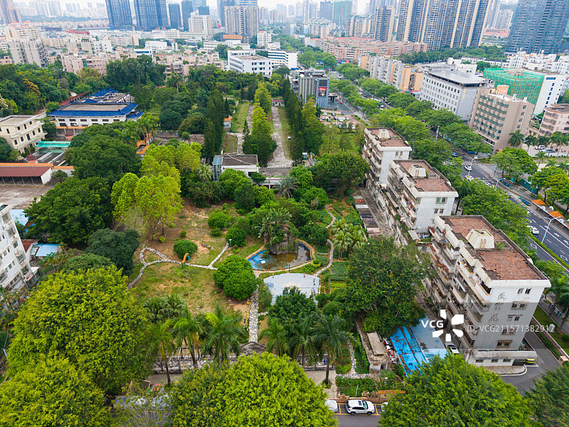 广东省珠海市，废弃殡仪馆！图片素材