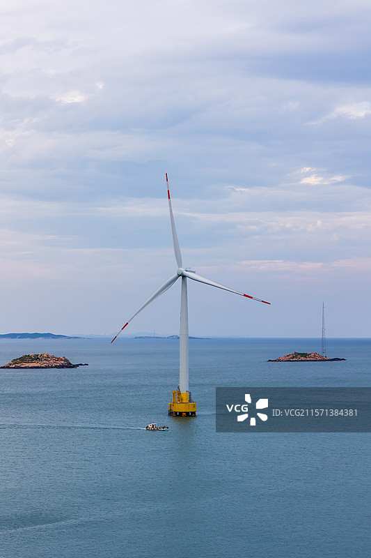 风之律动——平潭大练岛风车图片素材
