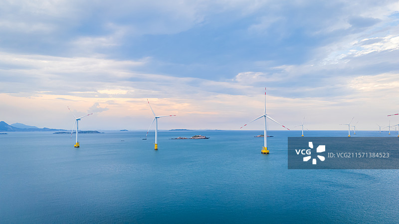 风之律动——平潭大练岛风车图片素材