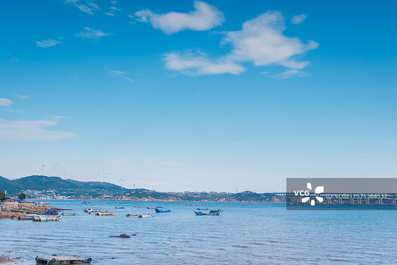 风之律动——平潭大练岛风车图片素材