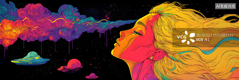 【AI数字艺术】幻想  女孩图片素材