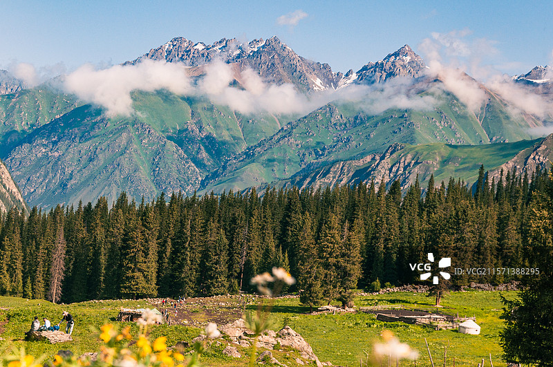一眼夏塔图片素材