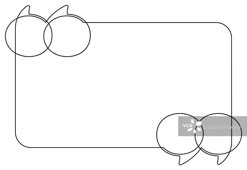 引用设计模板，留白一行图片素材