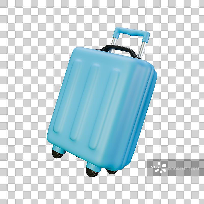 3D立体元素夏天旅行清凉毕业出行郊游图片素材