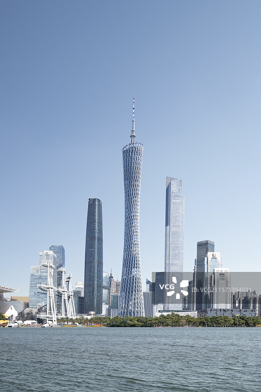 中国广州城市天际线风光图片素材