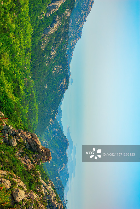 崂山巨峰风景区景色图片素材