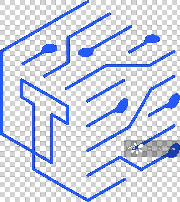 字母T立方体科技标志图标图片素材