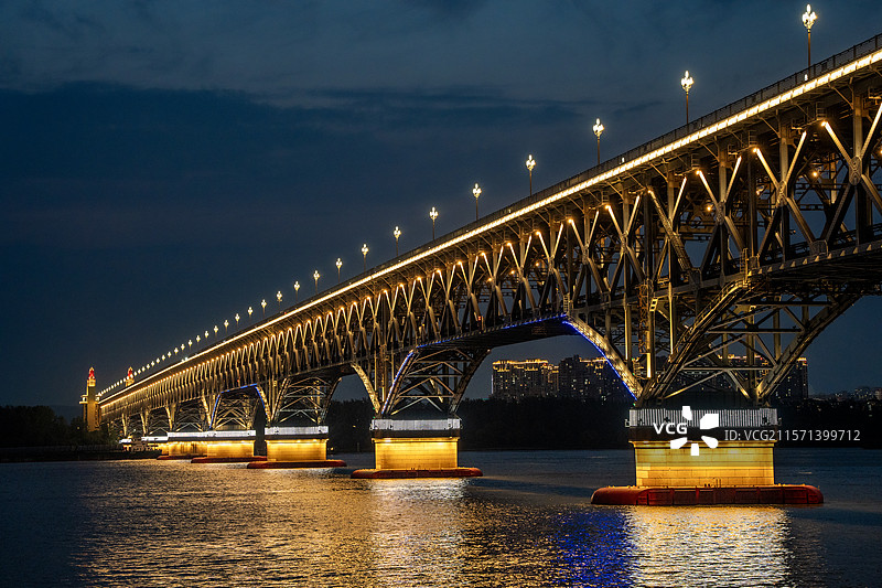 南京长江大桥图片素材