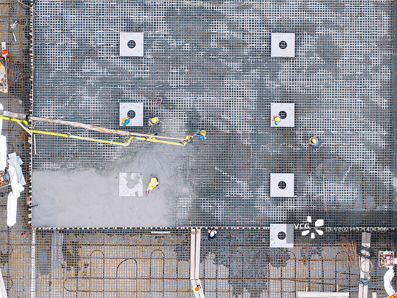 航拍狮子洋通道建设情况图片素材