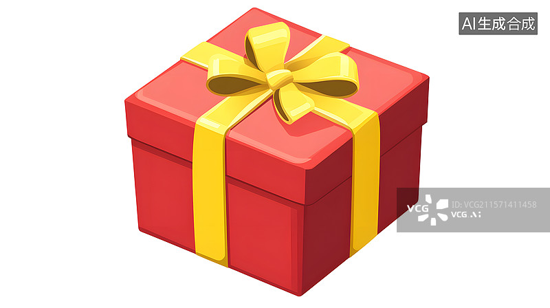 【AI数字艺术】节日礼品包装图片素材
