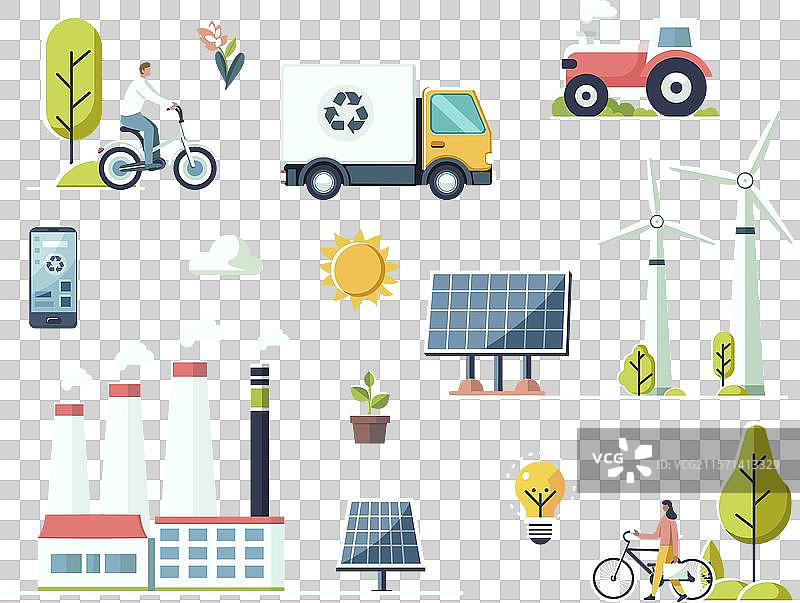 可再生能源与可持续实践图片素材