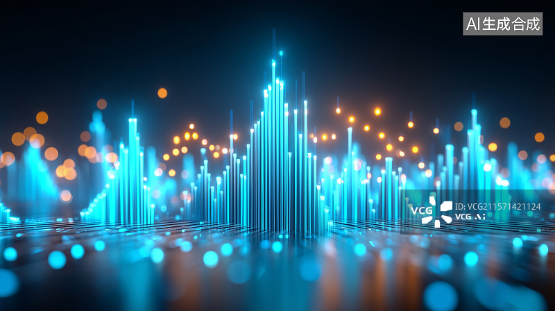 【AI数字艺术】未来科技趋势光效图片素材