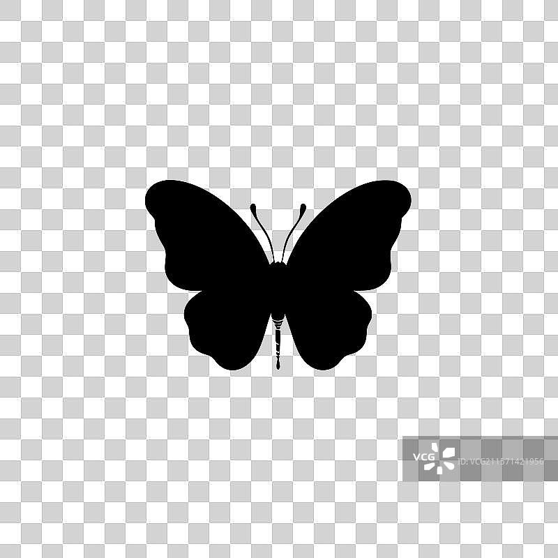 蝴蝶 - 高质量标志 - 适合T恤使用图片素材