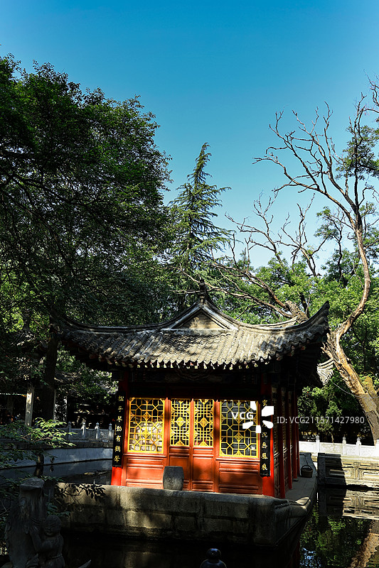 华山玉泉院风光图片素材