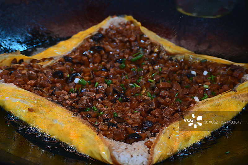 武汉过早 三鲜豆皮图片素材