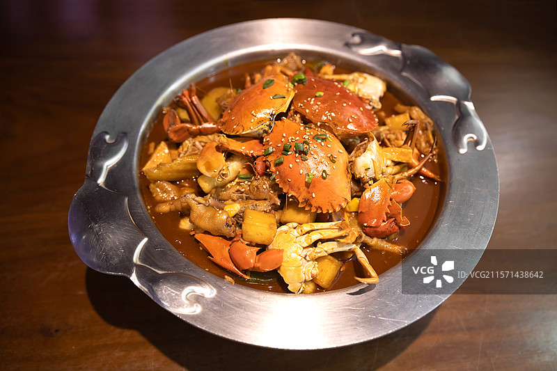 香锅蟹图片素材