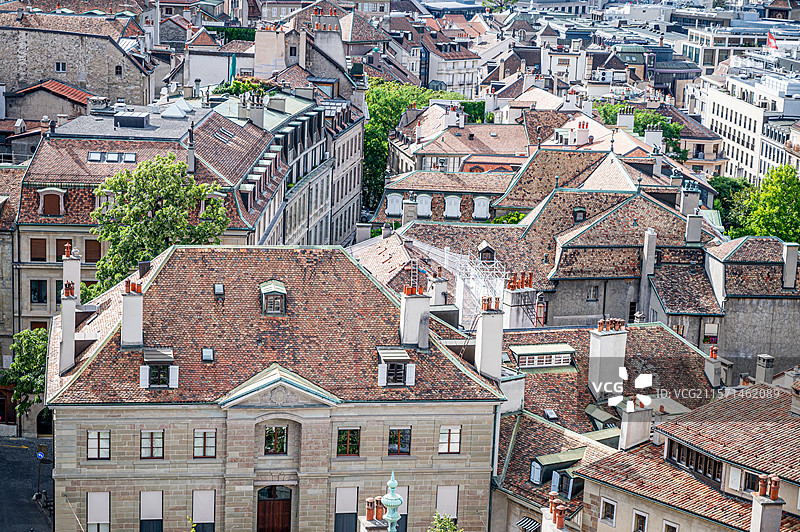 瑞士日内瓦城市景观图片素材