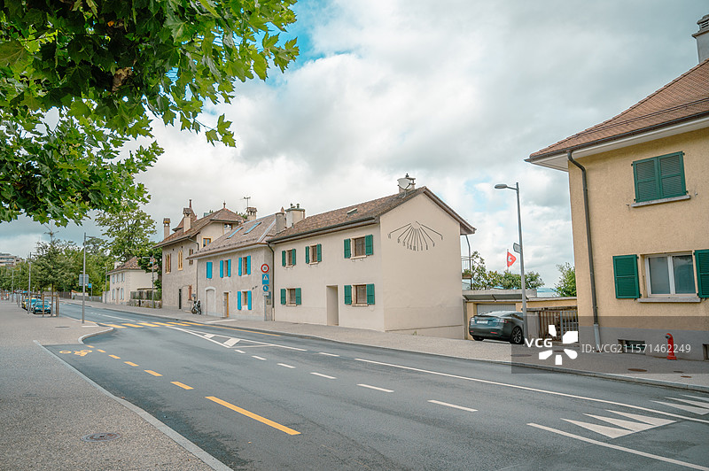 瑞士日内瓦城市景观图片素材