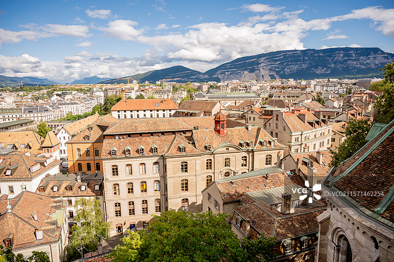 瑞士日内瓦城市景观图片素材