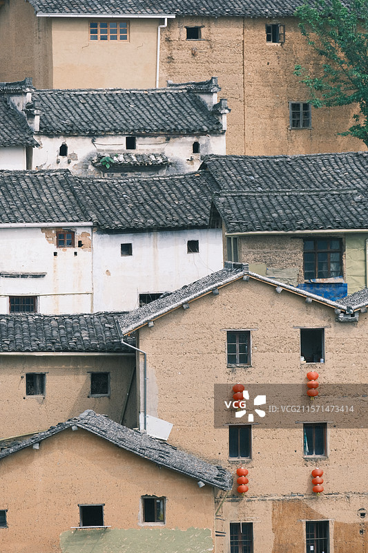 安徽黄山阳产土楼图片素材