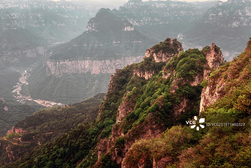 河南新乡轿顶山景区图片素材