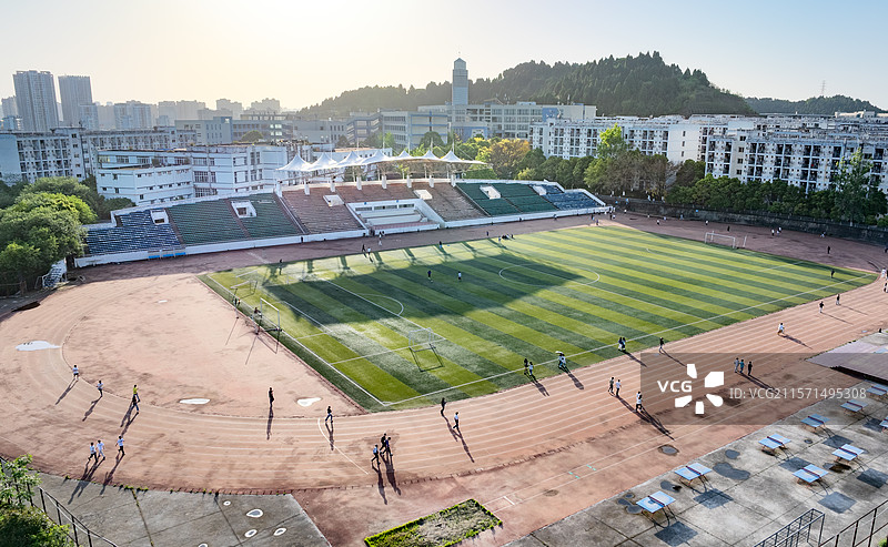 操场风光图片素材
