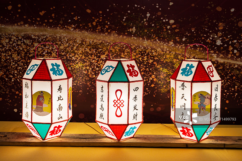 传统灯笼展示图片素材
